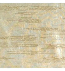 Green beige color abstract cloud wood layers island finished horizontal short bold stripes sheer curtain